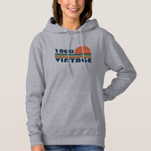 Personalised vintage birthday gifts hoodie