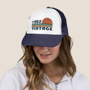 Personalised vintage birthday gifts trucker hat