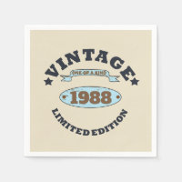 Personalised vintage birthday party