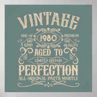 Personalised vintage birthday whiskey label themed