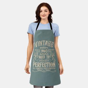 Personalised vintage birthday whiskey themed apron