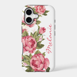 Personalised Vintage blush pink roses Peonies