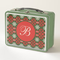 Personalised Vintage Christmas/winter patterned  M