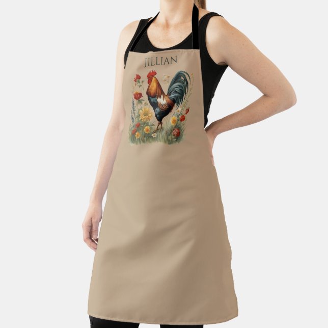 Personalised Vintage Country Apron (Insitu)