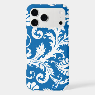 Personalised Vintage Damask change blue any colour