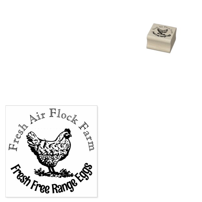 Personalised Vintage Egg Stamp (Stamped)