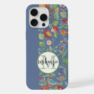 Personalised Vintage Embroidered Pattern iPhone 15 Pro Max Case