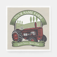 Personalised Vintage Farm Tractor Country Farmer