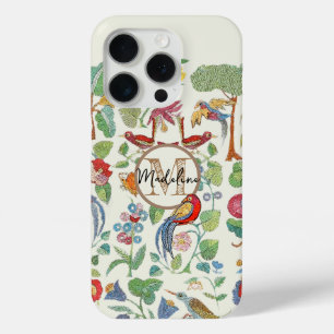 Personalised Vintage Faux Embroidered Pattern  iPhone 15 Pro Case