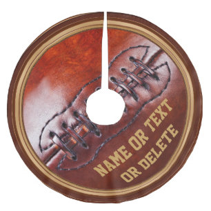 Personalised Vintage Football Christmas Tree Skirt