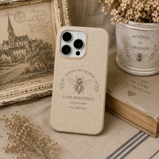 Personalised vintage French Country aesthetic iPhone Case (Creator Uploaded)