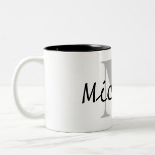 Personalised Vintage Gifts for guitarist, musician Two-Tone Coffee Mug