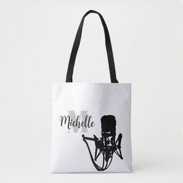 Personalised Vintage Gifts for Musicians Tote Bag (Front)