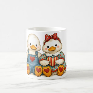 Personalised Vintage Goose 90s Retro Goose Couple Coffee Mug