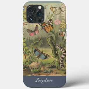Personalised Vintage Insects Beautiful Creatures  iPhone 13 Pro Max Case