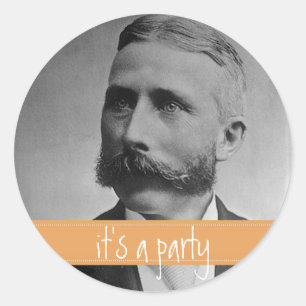 Personalised Vintage Labels Moustache / Moustache