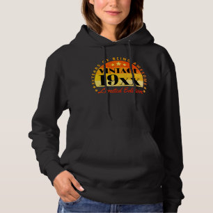 Personalised Vintage Limited Edition Birthday Hoodie