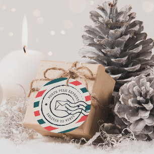 Personalised Vintage North Pole Express Gift Tags