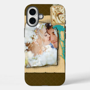 Personalised Vintage Photo Collage iPhone 16 Plus Case