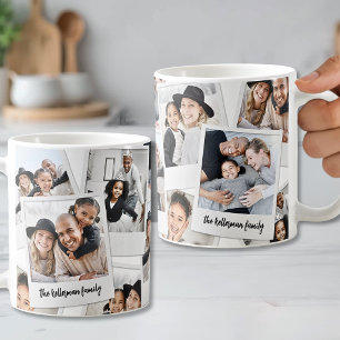 Personalised Vintage Photo Collage Coffee Mug