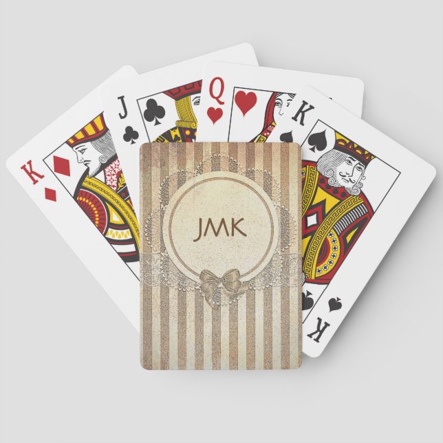 Personalised Vintage Playing Cards (Back)