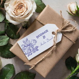 Personalised Vintage Rose Handmade by   Self-inking Stamp