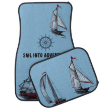 Personalised Vintage Sail Into Adventure Nautical