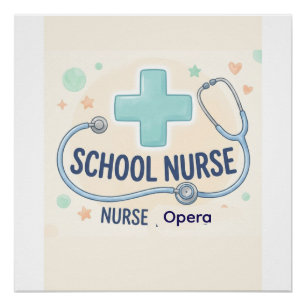 Personalised Vintage School Nurse Sign