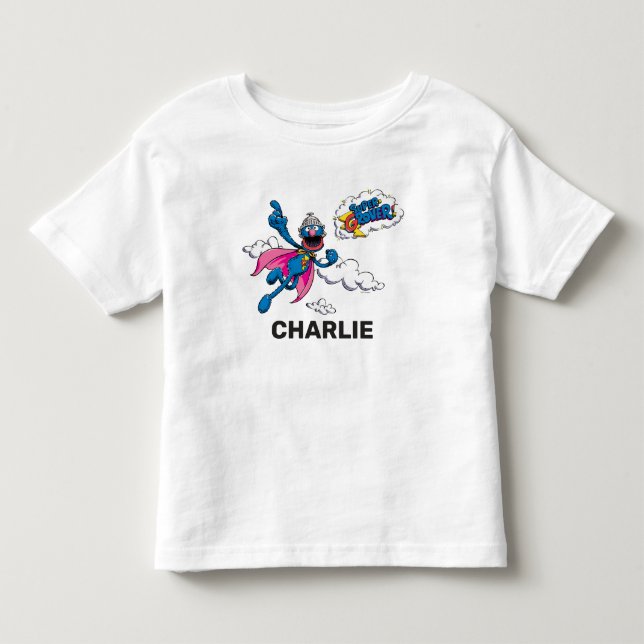 Personalised Vintage Super Grover Toddler T-shirt (Front)