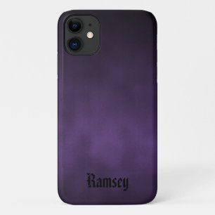 Personalised Violet and Black Goth Art Case-Mate iPhone Case