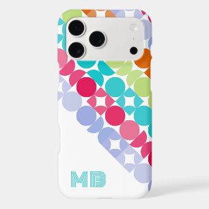 Personalised Violet Pink Aqua Retro Art Pattern