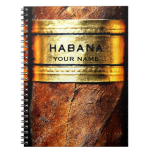 Personalised Vip Cuban Cigars Habana Notebook