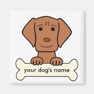 Personalised Vizsla Magnet