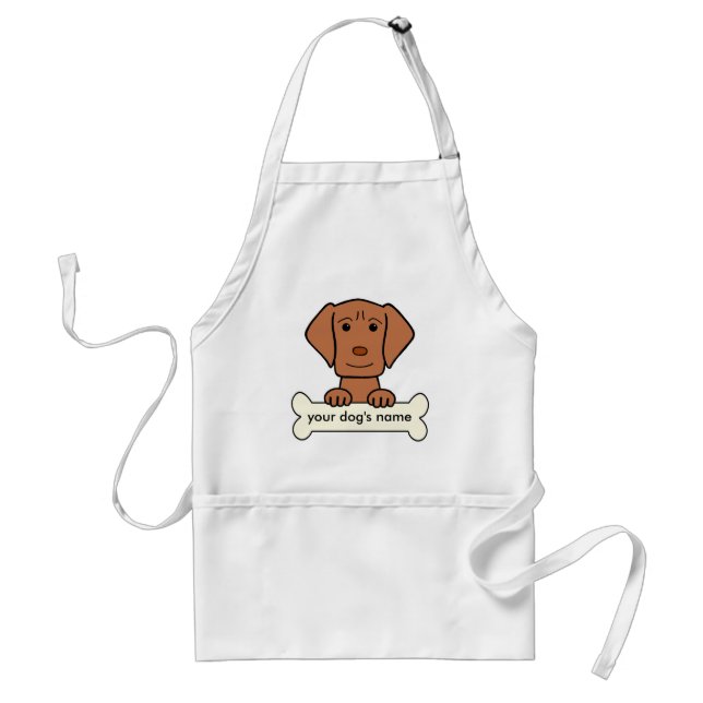 Personalised Vizsla Standard Apron (Front)