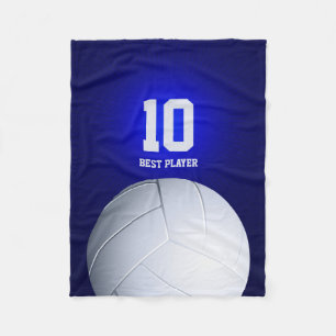 Personalised Volleyball Best Player Sport Gifts Fleece Blanket