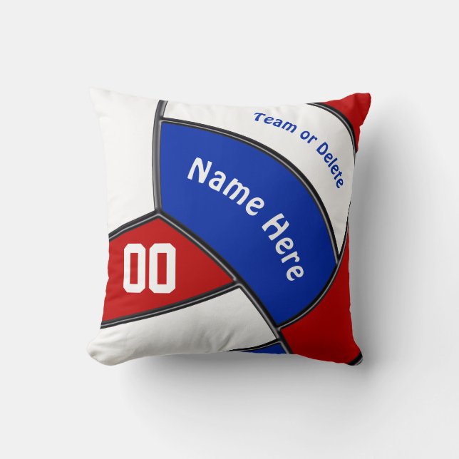 Personalised Volleyball Gifts for Players, Pillow (Front)
