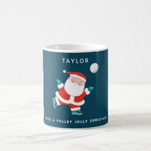 Personalised Volleyball Holiday Gift Coffee Mug