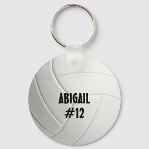 Personalised Volleyball Keychain