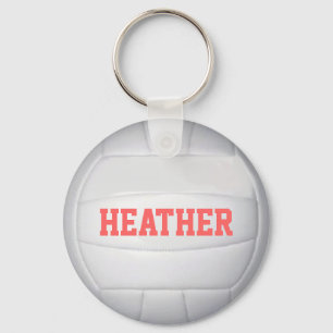Personalised Volleyball Keychain