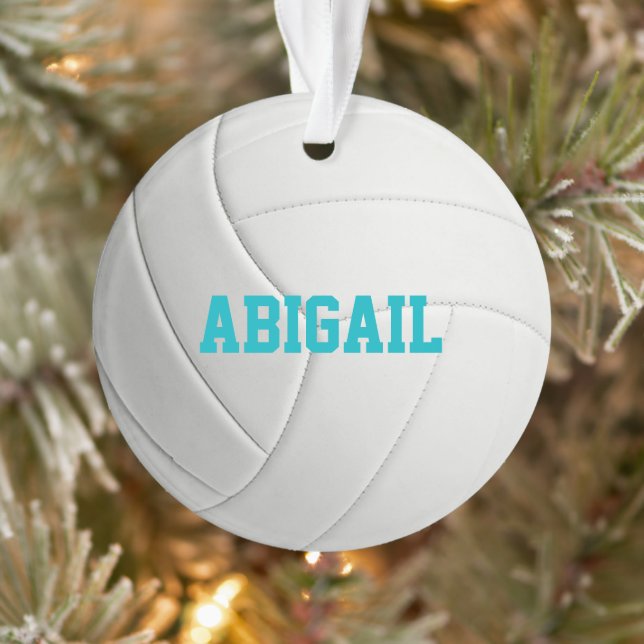 Personalised Volleyball Ornament (Tree)