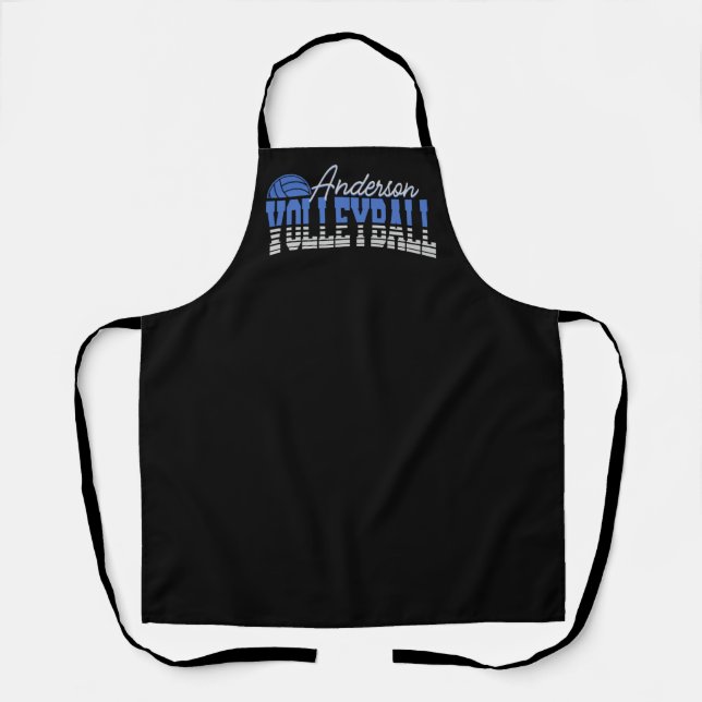 Personalised Volleyball Player ADD NAME Team Champ Apron (Front)