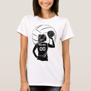 Personalised Volleyball Player Custom Name & Numbe T-Shirt