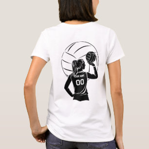 Personalised Volleyball Player Custom Name & Numbe T-Shirt