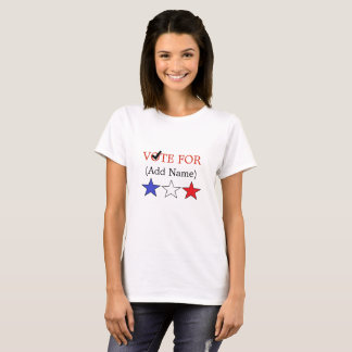 Personalised Vote For Elect Political Shirt