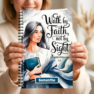 Personalised Walk By Faith Christian Women Journal