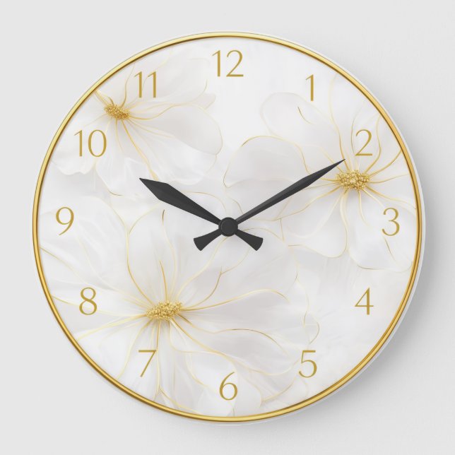 Personalised Wall Clock | Modern Home Decor Clock (Front)