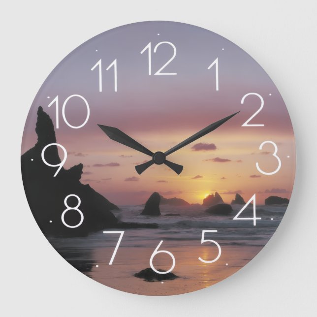 Personalised Wall Clock | Modern Home Decor Clock (Front)