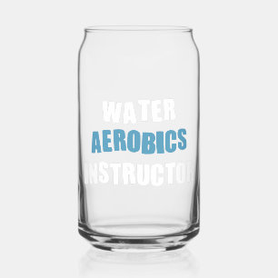Personalised Water Aerobics Instructor Can Glass