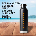 Personalised Water Bottle<br><div class="desc">Keep your drinks at the perfect temperature with our personalised vacuum-insulated water bottle featuring your name printed vertically! This durable, double-walled bottle keeps beverages cold for hours and hot for extended periods. Customise it with any name or text for a unique and practical way to stay hydrated. Perfect for travel,...</div>