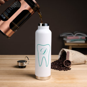 Personalised water bottle for dentist
